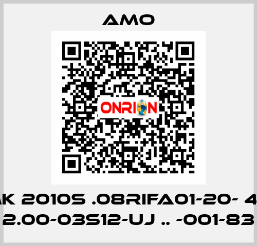 WMK 2010S .08RIFA01-20- 450- 2.00-03S12-UJ .. -001-83 Amo