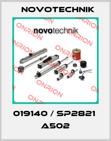 019140 / SP2821  A502 Novotechnik