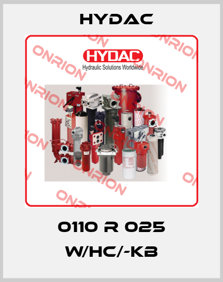 0110 R 025 W/HC/-KB Hydac