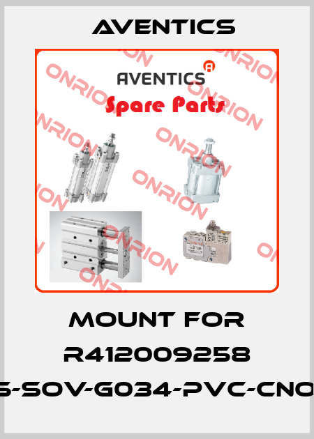 mount for R412009258 (AS5-SOV-G034-PVC-CNOMO) Aventics