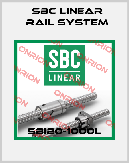 SBI20-1000L SBC Linear Rail System