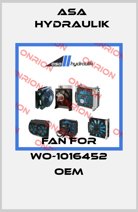 fan for WO-1016452 OEM ASA Hydraulik