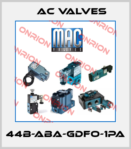 44B-ABA-GDFO-1PA МAC Valves
