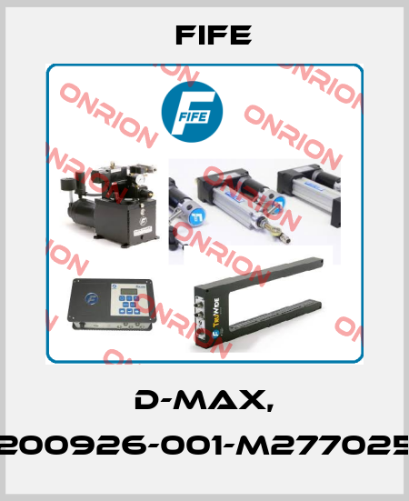 D-MAX, 200926-001-M277025 Fife