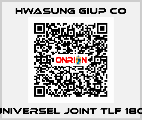 UNIVERSEL JOINT TLF 180  HWASUNG GIUP CO