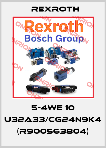 5-4WE 10 U32A33/CG24N9K4 (R900563804) Rexroth