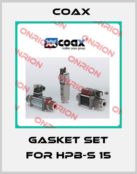 Gasket set for HPB-S 15 Coax