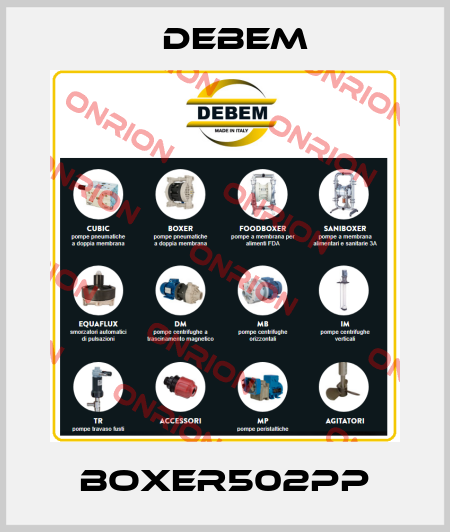 BOXER502PP Debem
