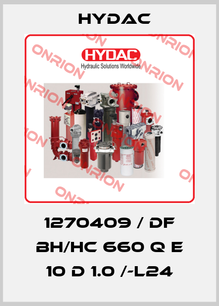 1270409 / DF BH/HC 660 Q E 10 D 1.0 /-L24 Hydac