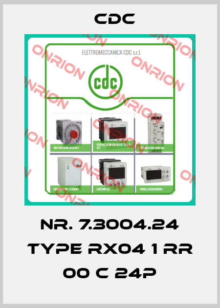 Nr. 7.3004.24 Type RX04 1 RR 00 C 24P CDC