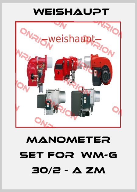 Manometer set for  WM-G 30/2 - A ZM Weishaupt