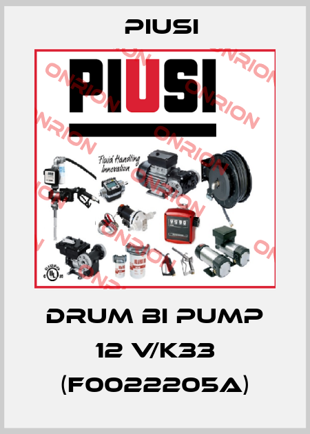DRUM BI PUMP 12 V/K33 (F0022205A) Piusi