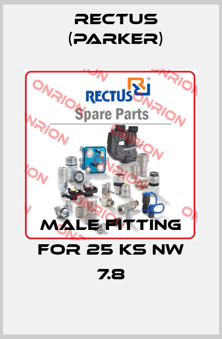 male fitting for 25 KS NW 7.8 Rectus (Parker)