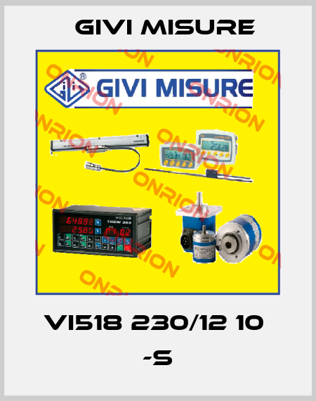 VI518 230/12 10  -S Givi Misure