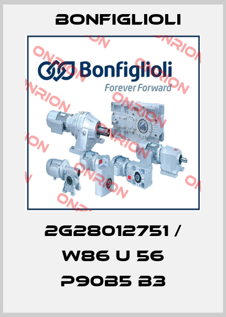 2G28012751 / W86 U 56 P90B5 B3 Bonfiglioli