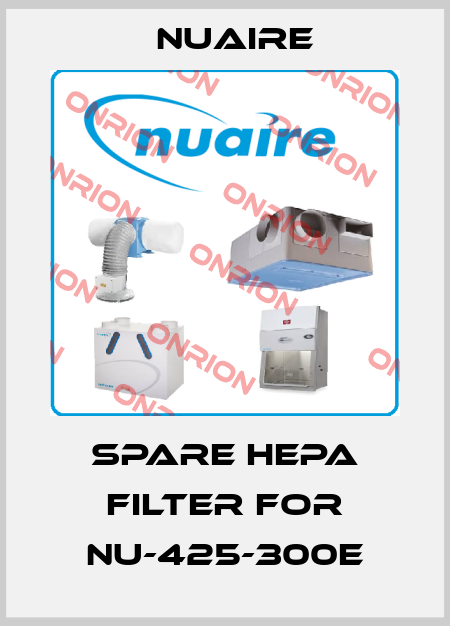 spare HEPA filter for NU-425-300E Nuaire