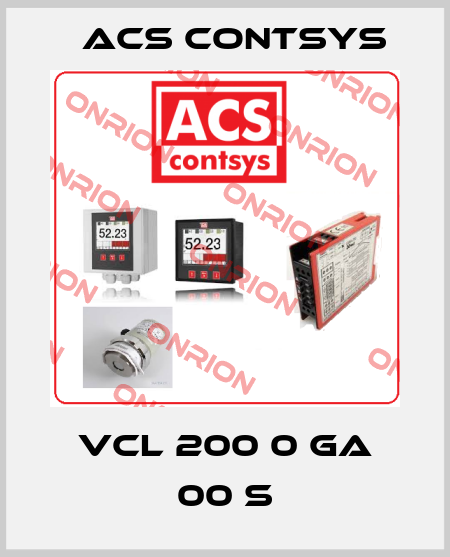 VCL 200 0 GA 00 S ACS CONTSYS