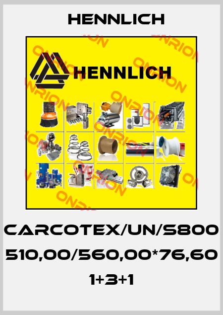 CARCOTEX/UN/S800 510,00/560,00*76,60 1+3+1 Hennlich