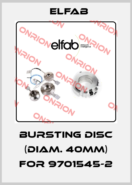 Bursting disc (diam. 40mm) for 9701545-2 Elfab