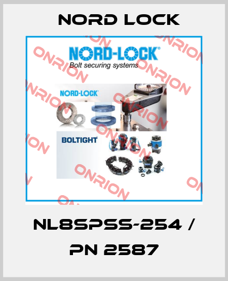 NL8SPSS-254 / PN 2587 Nord Lock