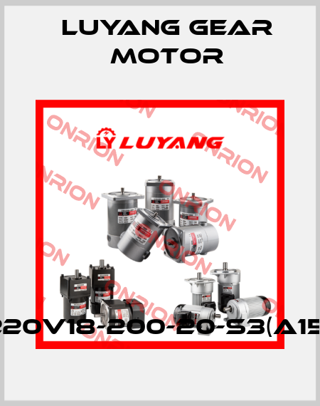 J220V18-200-20-S3(A152) Luyang Gear Motor