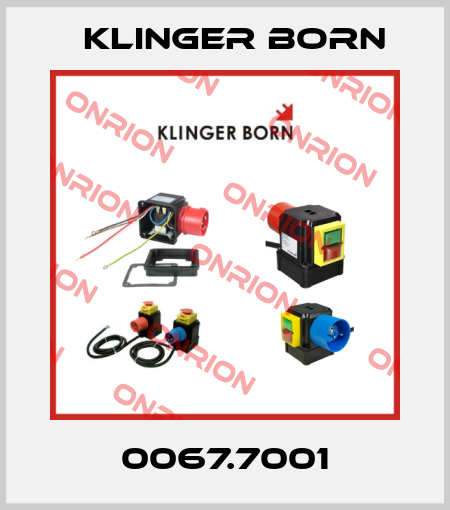 0067.7001 Klinger Born