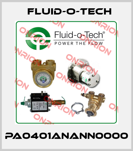 PA0401ANANN0000 Fluid-O-Tech
