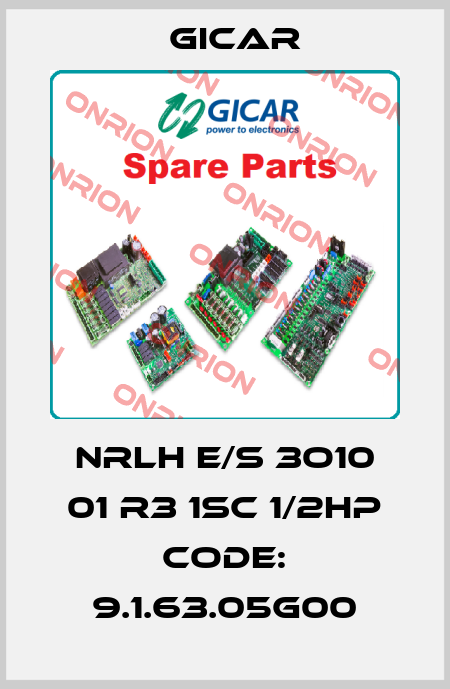 NRLH E/S 3O10 01 R3 1SC 1/2HP code: 9.1.63.05G00 GICAR