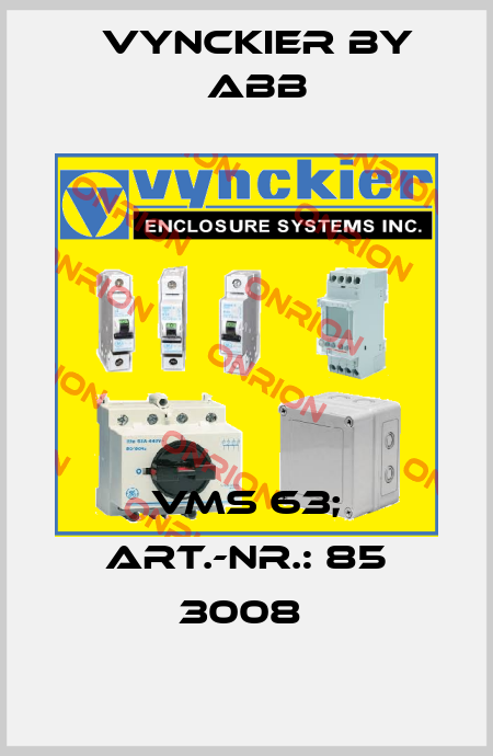 VMS 63; ART.-NR.: 85 3008  Vynckier by ABB