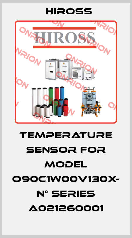 temperature sensor for model O90C1W00V130X- N° SERIES A021260001 Hiross