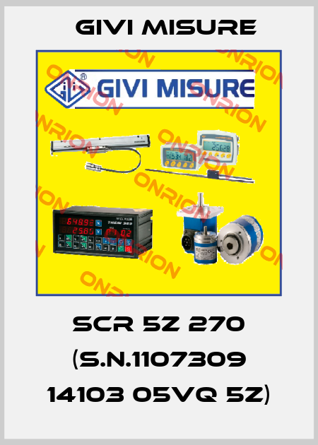 SCR 5Z 270 (S.N.1107309 14103 05VQ 5Z) Givi Misure