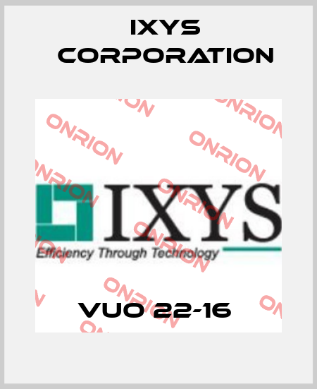 VUO 22-16  Ixys Corporation
