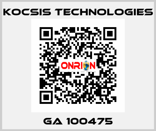 GA 100475 KOCSIS TECHNOLOGIES