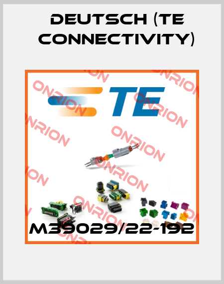 M39029/22-192 Deutsch (TE Connectivity)