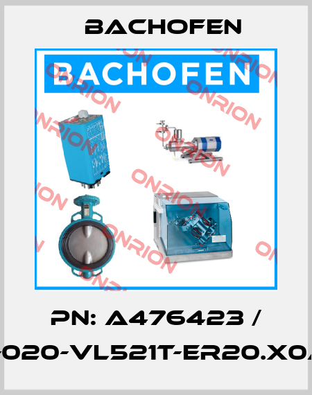 PN: A476423 / BEKH-020-VL521T-ER20.X0A.G00 Bachofen