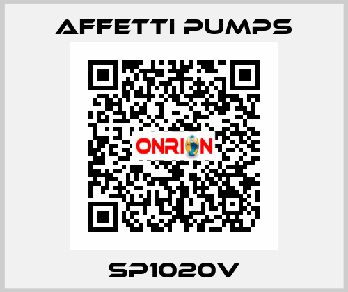SP1020V Affetti pumps
