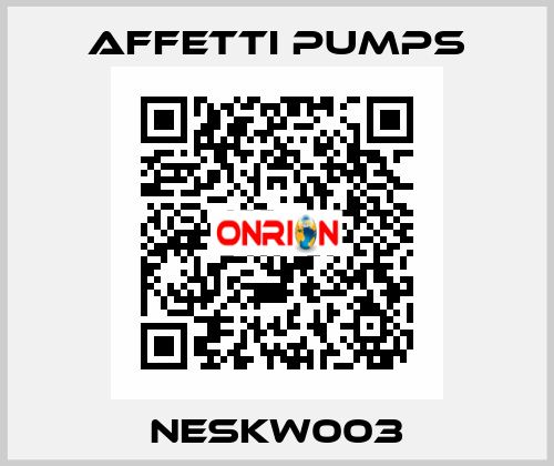 NESKW003 Affetti pumps