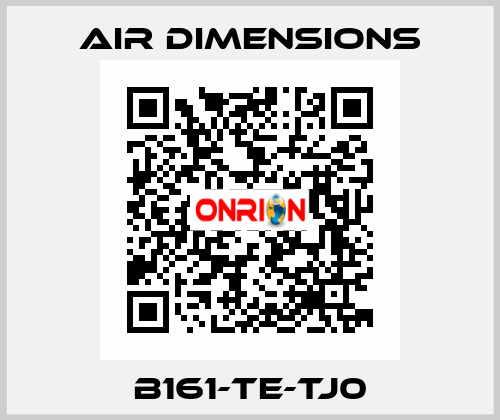 B161-TE-TJ0 Air Dimensions