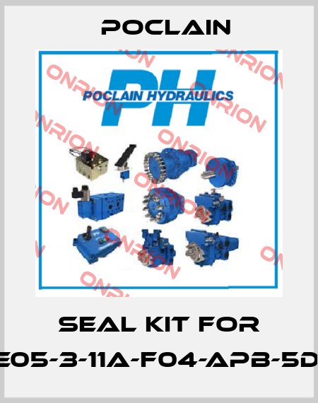 seal kit for MSE05-3-11A-F04-APB-5DEHJ Poclain