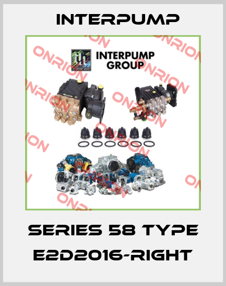 Series 58 Type E2D2016-right Interpump