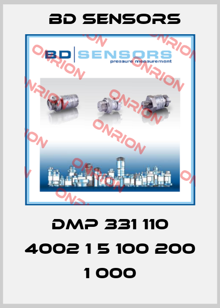 DMP 331 110 4002 1 5 100 200 1 000 Bd Sensors