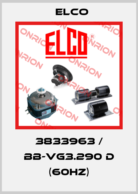 3833963 / BB-VG3.290 D (60HZ) Elco