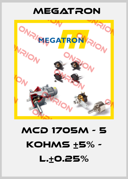 MCD 1705M - 5 KOHMS ±5% - L.±0.25% Megatron