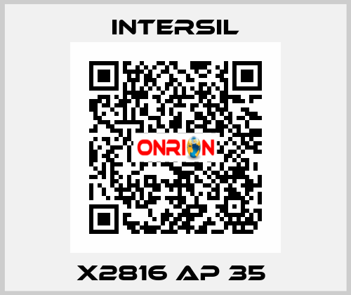 X2816 AP 35  Intersil