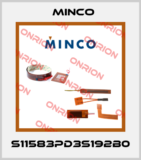 S11583PD3S192B0 Minco