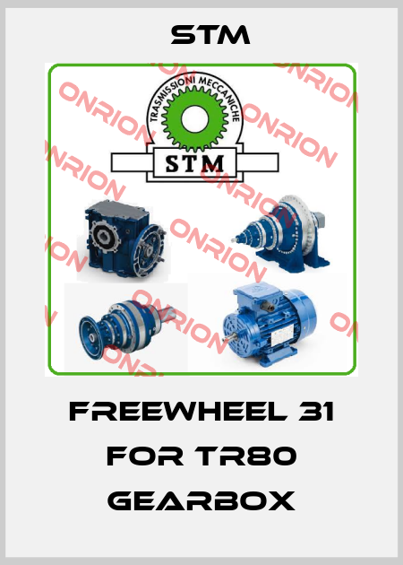 Freewheel 31 for TR80 gearbox Stm
