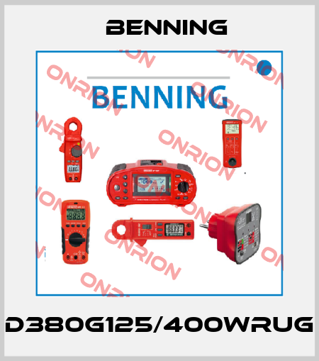 D380G125/400WRUG Benning