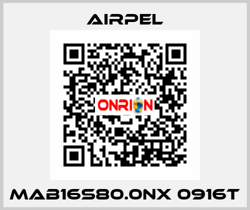 MAB16S80.0NX 0916T Airpel
