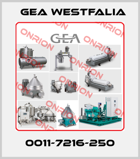 0011-7216-250 Gea Westfalia