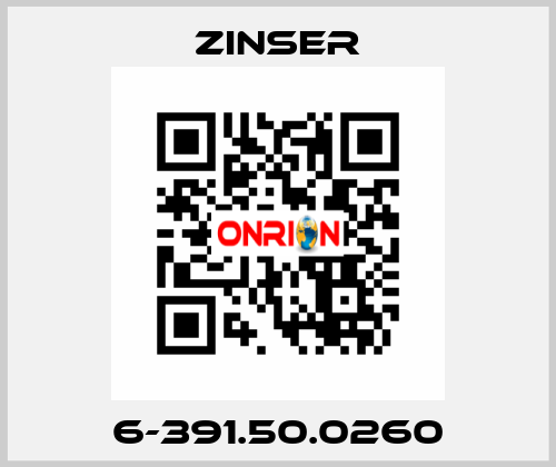 6-391.50.0260 Zinser